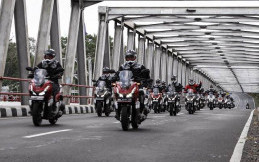 Kemampuan Honda ADV150 Diuji Menuju Honda Bikers Day Ambarawa