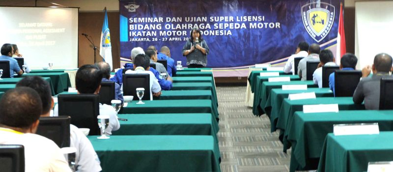 Puluhan Pengurus IMI Ikuti seminar dan ujian Super Licence IMI 2017