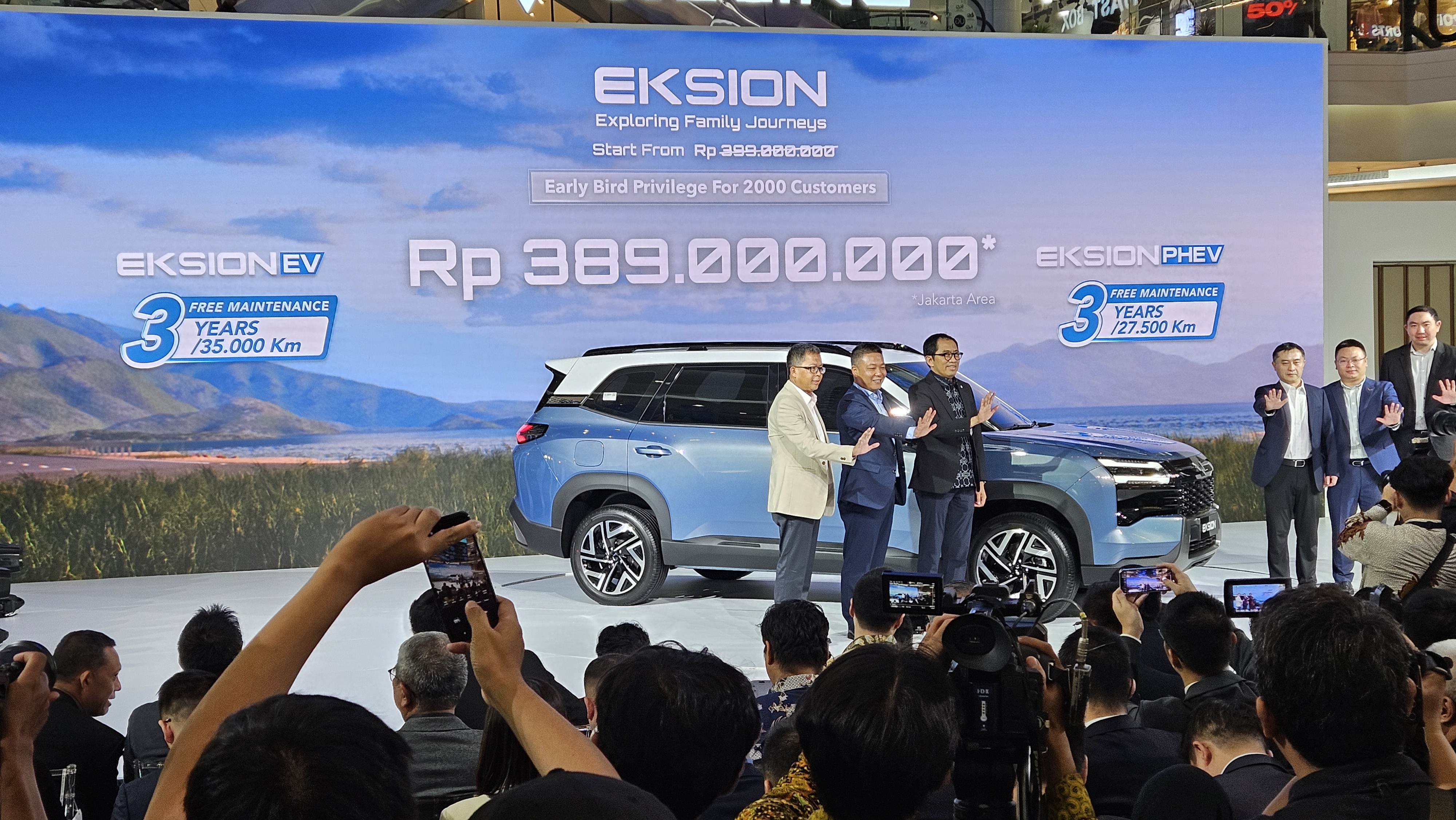 Wuling Eksion EV dan PHEV Resmi Dirilis, Harga Mulai Rp389 Juta!