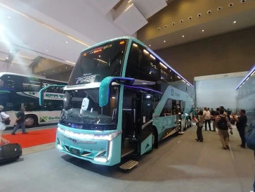 Skylander R25 Double Decker Perdana Tampil di Buswold 2026