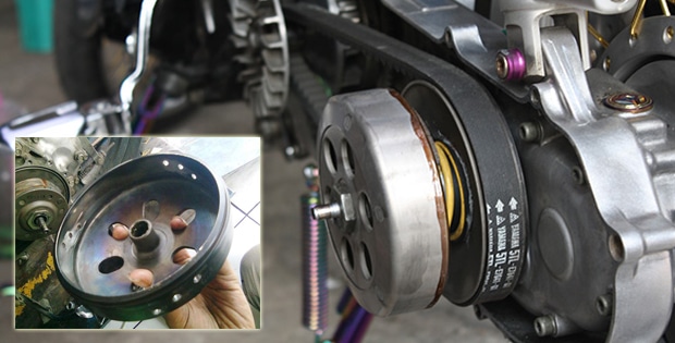 Terjadinya Kerusakan Kopling Sentrifugal Motor Matic