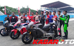 Awak Media dan Komunitas Cicipi Honda RC213 V-S di Sirkuit Sentul