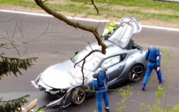 Waduh, Toyota Supra Sudah Kecelakaan Aja Nih