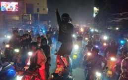 Kumpulkan Donasi Korban Bencana, Mossic Scooter x South Side Scoot Belah Jalan Tangerang Raya