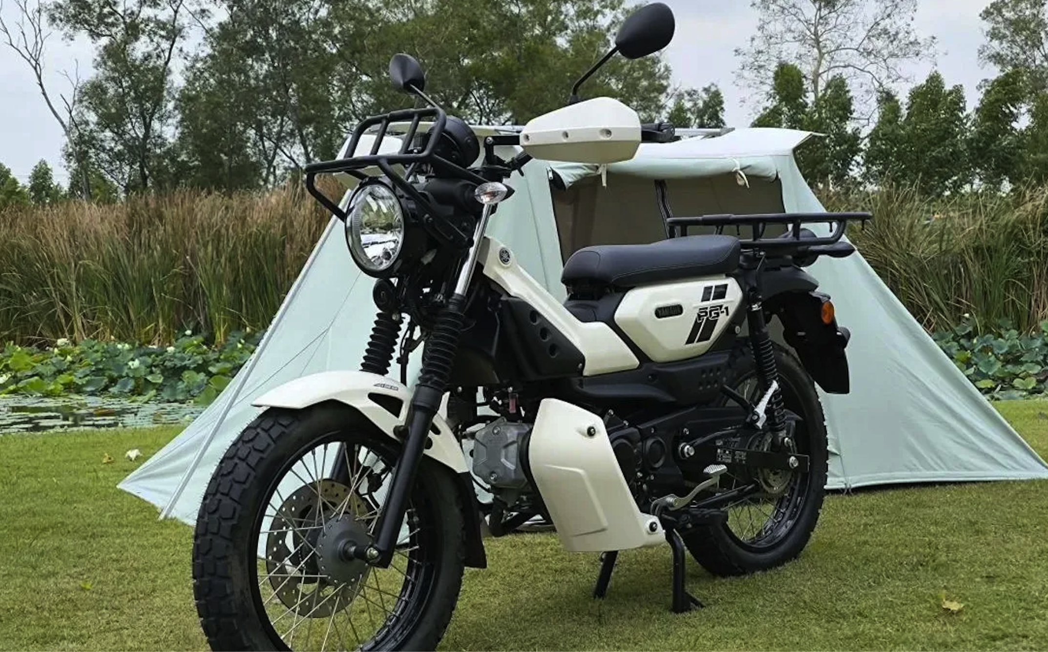 Yamaha PG-1 Outdoor Fashion Meluncur, Motor Bebek Nyentrik Cocok Buat Camping