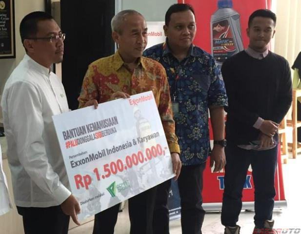 Federal Lubricants Serahkan Bantuan Rp1,5 Miliar untuk Palu dan Donggala
