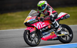 Pembalap KYT Helmet Tony Arbolino Raih Podium di Moto3 Seri 8