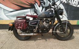 Buat Lebaran, Tauco Custom Sulap Yamaha Scorpio jadi BMW R27