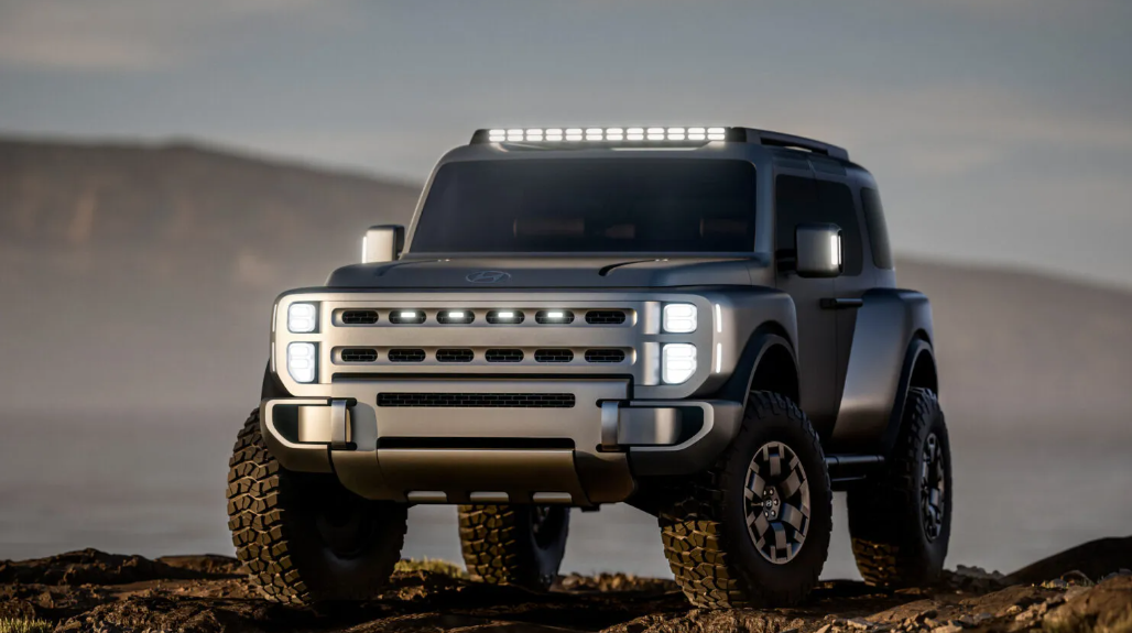 Tangguh, Hyundai Boulder Concept Muncul dengan Ban 37 Inci dan Desain Boxy