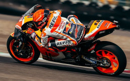 Sesi Warm Up MotoGP Indonesia 2022, Marc Marquez Highside