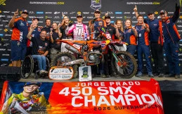 Jorge Prado Sabet Gelar Juara Dunia SMX 2026 Bersama Red Bull KTM