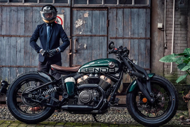 Cruiser Kece Benda Napoleon Bob 125, Mesin V-Twin!