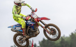 Kecelakaan Tak Bikin Delvintor Terpuruk dan Tetap Geber CRF250R di Italia Akhir Pekan Ini