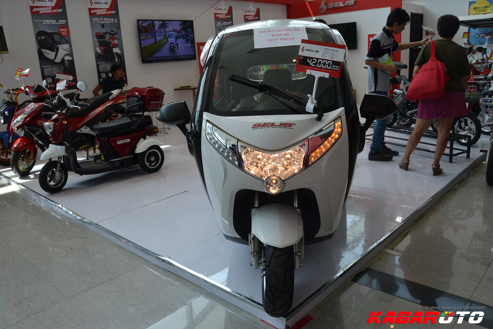 Ini Loh Motor Listrik Roda 3 Buatan Indonesia
