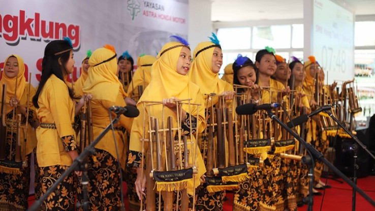 Peringati Hari Angklung Sedunia, Astra Honda Motor Kembali Gelar Pasanggiri Angklung