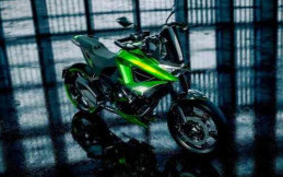 Kawasaki Pamer Motor Konsep Bergaya Futuristik