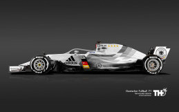 Intip Desain Mobil F1 Kelir Piala Dunia 2018 Karya Desainer Behance