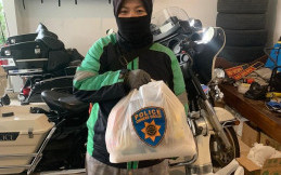 Perangi Covid-19, Harley-Davidson Police Owners Group Bagikan Sembako dan Alat Kesehatan