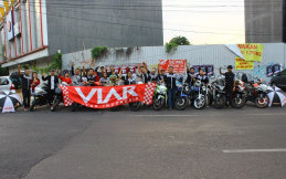 Komunitas Motor Viar Gelar Kegiatan Gayeng Ramadhan