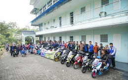 Rayakan Ultah ke-3, Nmax Riders Bekasi Kampanyekan Keselamatan Berlalu Lintas