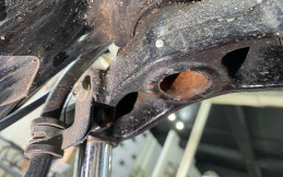 Karat di Rangka eSAF Honda Muncul Gegara Lapisan Cat Terlalu Tipis?