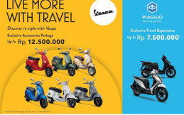 Sambut Tahun Baru, Piaggio dan Vespa Tawarkan Promo Gratis Aksesori Rp 12,5 juta