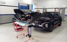 Intip Fasilitas Body & Paint Hyundai BSD City, Ini Layanannya