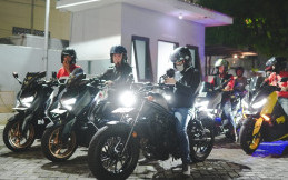 Cara Bikers dari Beberapa Komunitas Peringati HUT RI ke-79 di Medan