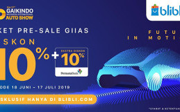 Blibli Jual Tiket Presale GIIAS 2019, Ada Diskonnya Loh!