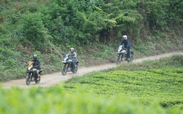 Ratusan Anggota CB150X Adventure Indonesia Jawa Barat Padati Pantai Pangandaran