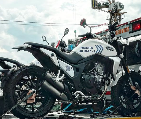 Hunter Scrambler SK500 Bakal Digunakan untuk Ujian Praktik SIM C1