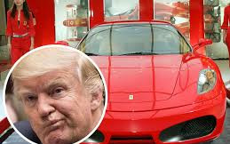 Mobil Ferrari Donald Trump Terjual Murah