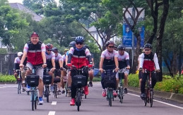 Praktisnya Brompton, Gowes Seru Bareng BOAS x Merah Putih Media
