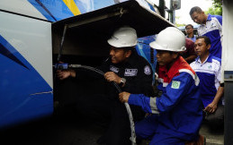 Hemat Bahan Bakar, BRT Trans Semarang Gunakan Bahan Bakar Gas