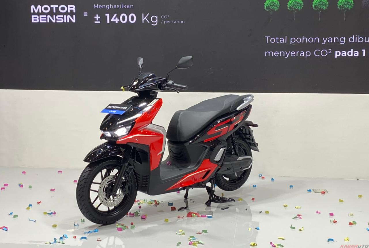  eMotor Sprinto Dibanderol Rp22,5 Juta, Jarak Tempuh 110 Kilometer