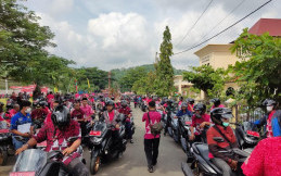 Bupati Semarang Boyong 200-an Yamaha NMax Anyar untuk Jajarannya Bertugas