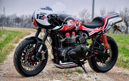 Beginilah Jika Motor Triumph Bonneville di Modifikasi ala Monster