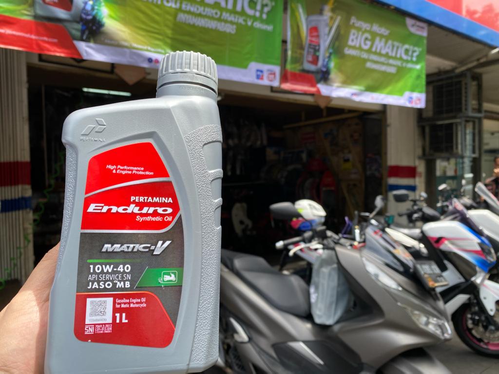 Gratis Ganti Oli 5 Ribu Unit Motor Jadi Kampanye Pertamina Luncurkan Pelumas Enduro Matic V