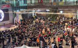 1.500 Bikers We Are Aerox Society Padati Ibukota di Malam HUT RI, Ini Kegiatannya
