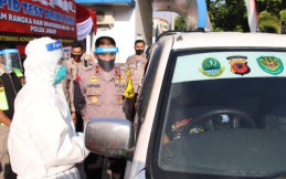 Peringati Hari Bhayangkara, Polri dan TNI Fasilitasi Rapid Test Drive-Thru