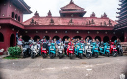 Begini Ketika Puluhan Bikers Fazzio Filano Diajak Kenali Sejarah Cirebon