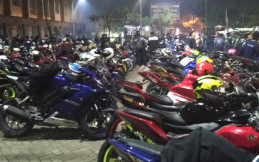 Komunitas Motor Yamaha R15 Adakan Kopi Darat Gabungan di Tangerang