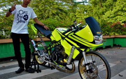Ricky Farel Modified, Bikin Baju dan Modifikasi Motor Berkelas