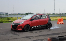 Daihatsu Ajak Awak Media di Surabaya Uji Ayla Turbo