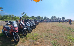 Cara Ratusan Bikers Komunitas HAIKU Rayakan Ultah ke-3