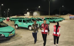 Cek Kelaikan Armada, Kemenhub Sidak Pool Taksi Green SM Pasca Kecelakaan Kereta