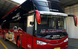Sleeper Bus PO Borlindo Ex GIIAS 2024 Tampil Pakai Livery Thailook