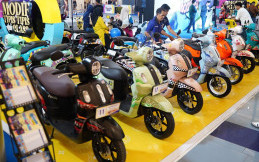 Intip Yuk Puluhan Modifikasi Skutik Ala Anak-anak Muda Makassar