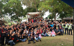 Touring Gabungan Para Bikers Bersama Lintas Komunitas Motor (Linkom)