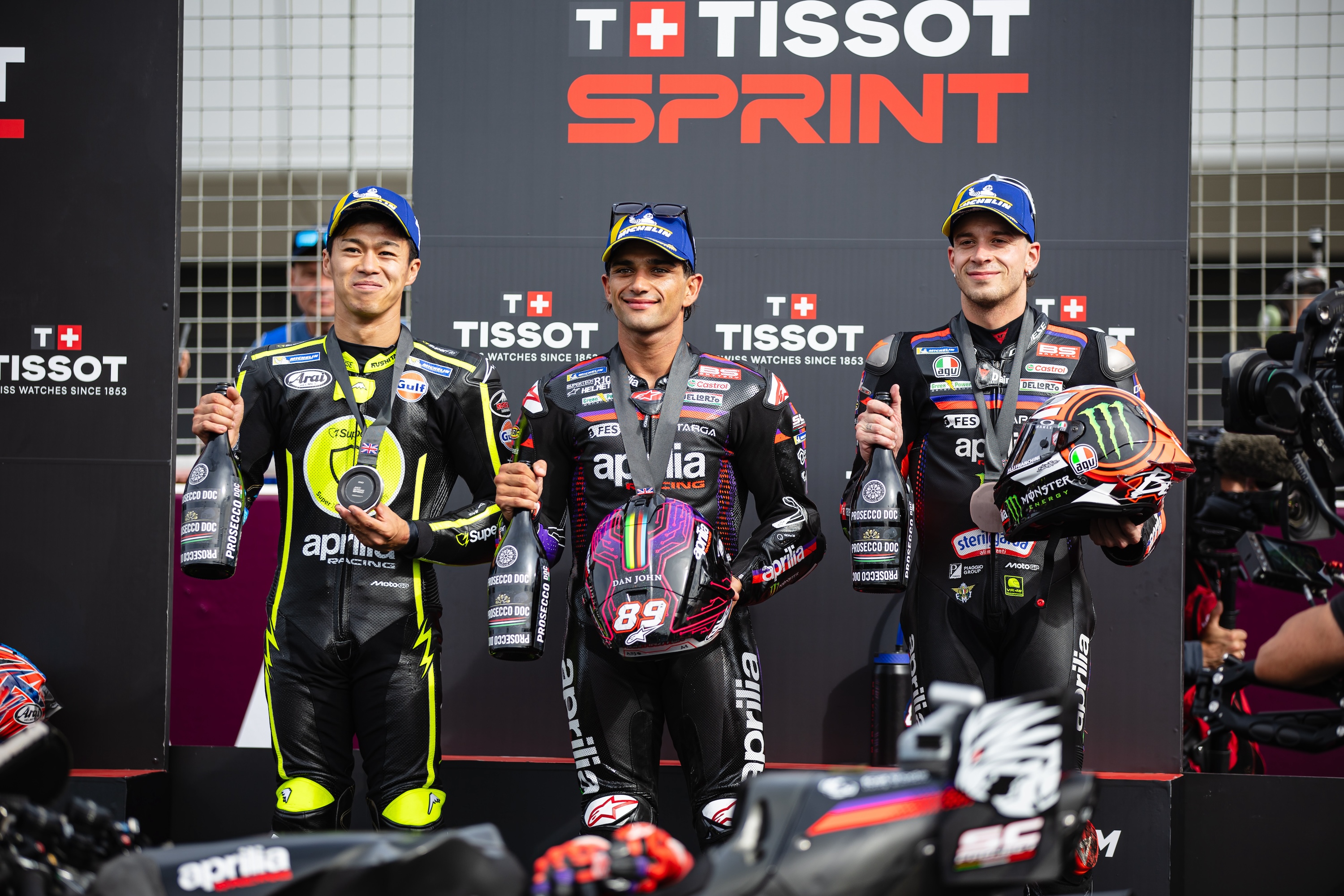 poium sprint race MotoGP Inggris 2026